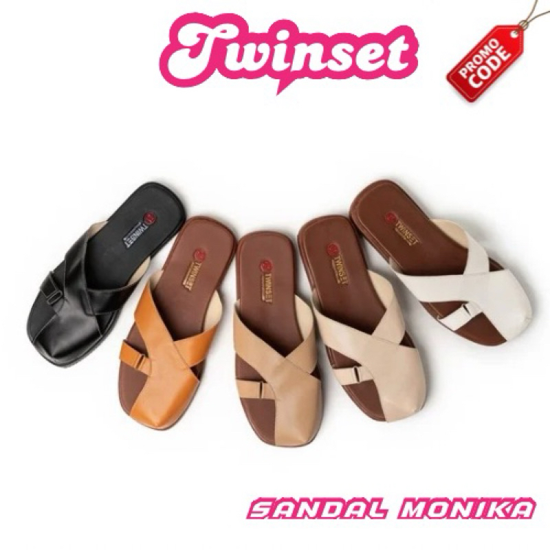 รองเท้าแตะผู้หญิงกันลื่นอินเทรนด์ล่าสุด by.twinset monika คุณภาพระดับพรีเมียม