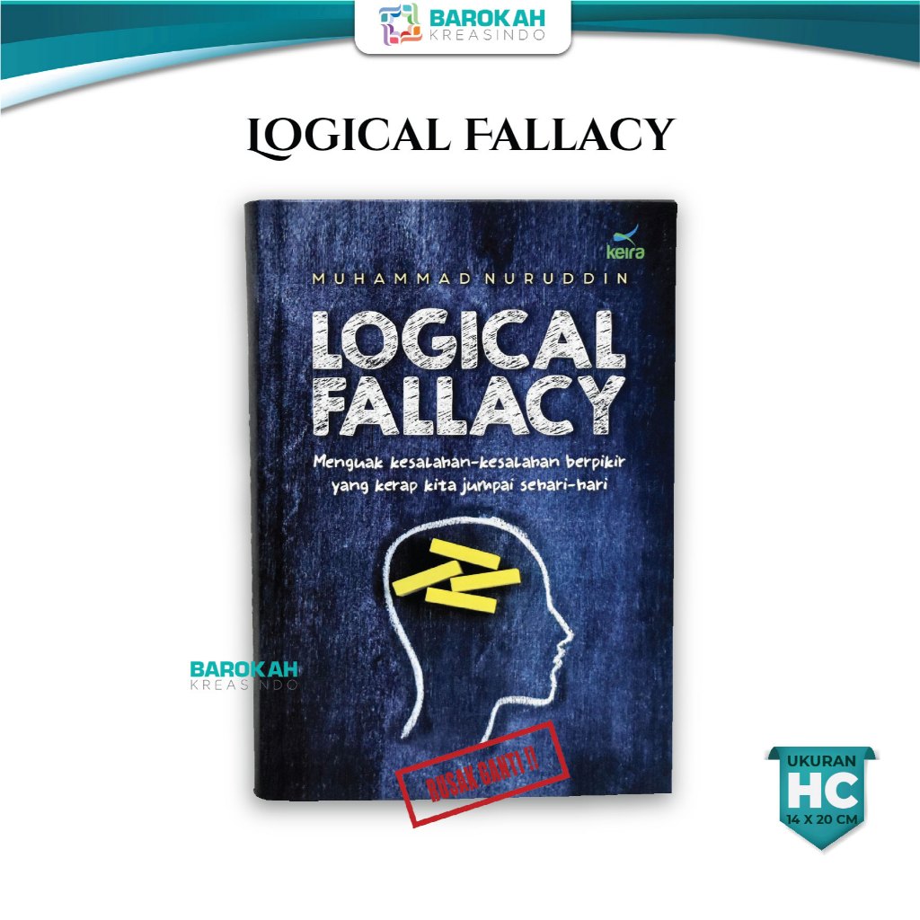 หนังสือศาสนาอิสลาม Logical Fallacy ปกแข็ง Muhammad Nuurddin สํานักพิมพ์ Keira Self Healing Fiqh อิสลามสร้างแรงบันดาลใจ Original Logic Love Hijrah Self-Development Reading Package About Life