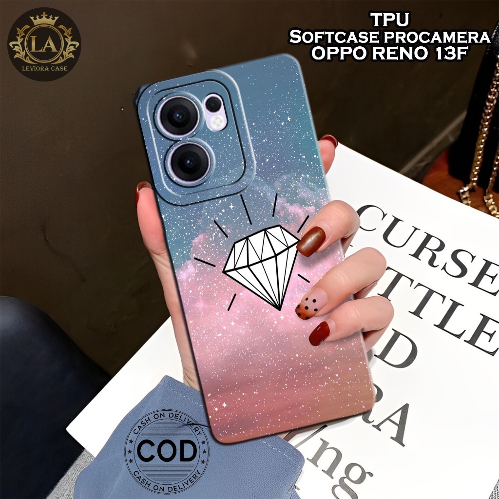 เคส HP ล่าสุด Oppo Reno 13F 2025 - เคส Leviora - เคสเพชรแฟชั่น - Oppo Reno 13F 2025 Softcase - เคสกล