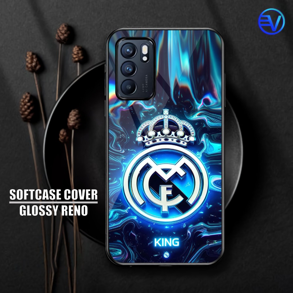 [ GT51 R*AL M*DR*D ] Softcase RENO 6 4G/6 5G/7 4G/7 5G/7Z/8Z/8 PRO PLUS/8 5G/5/5F Case กระจกเงา Subl