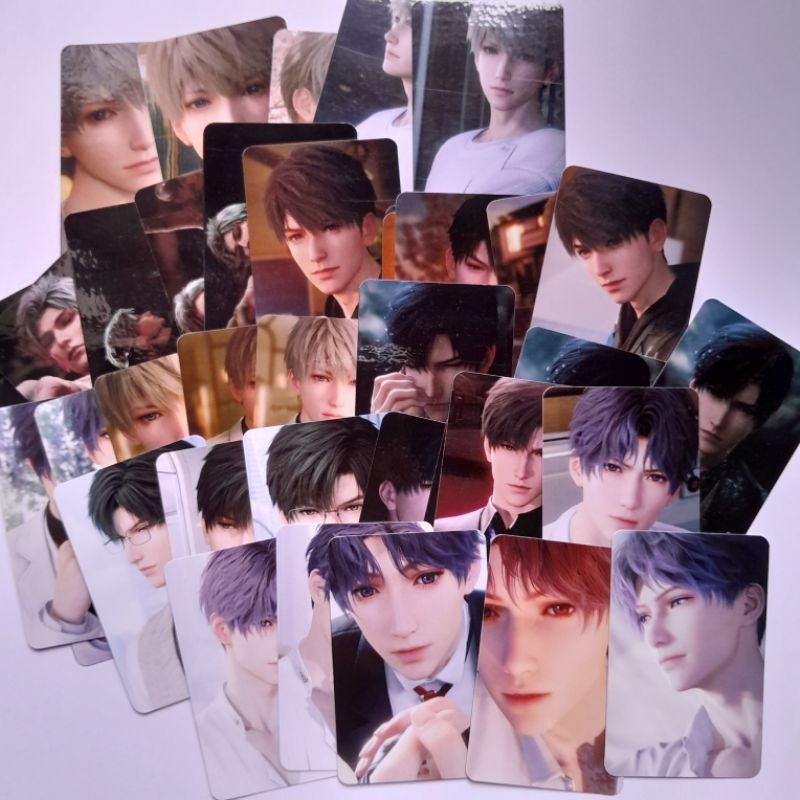 Photocard Set Love And Deepspace Photocard Love And Deepspace Photocard Caleb Photocard Sylus Photoร