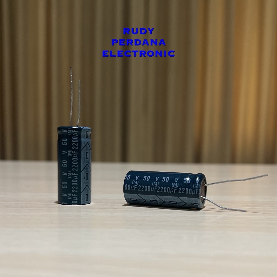 คาปาซิเตอร์ ELCO ELKO 2200UF 50V 2200 UF 50 VOLT ELNA