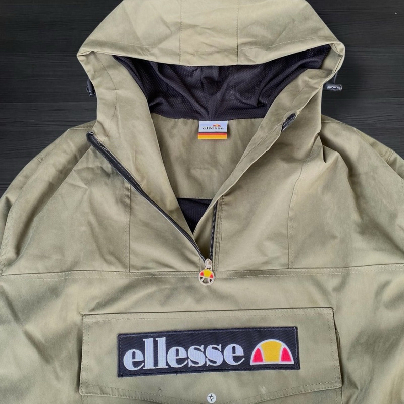 Ellesse เสื้อแจ็คเก็ตร่มชูชีพ Ellesse cagoule เสื้อแจ็คเก็ตกลางแจ้ง Ellesse