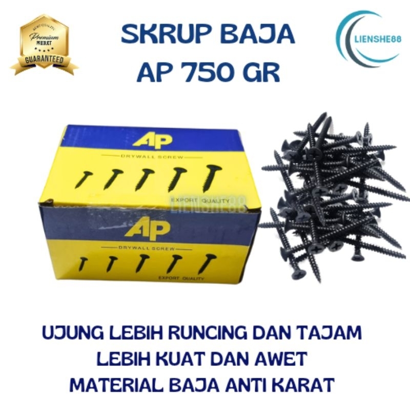 GYPSUM SCREW STEEL SCREW DRYWALL SCREW AP 3"