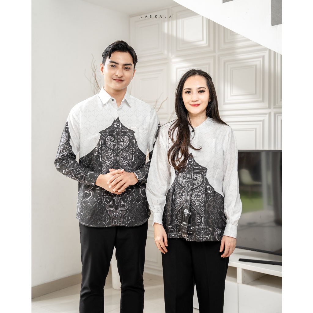Lakala Batik Premium Rafa Couple Set Batik สําหรับผู้ชายและผู้หญิง
