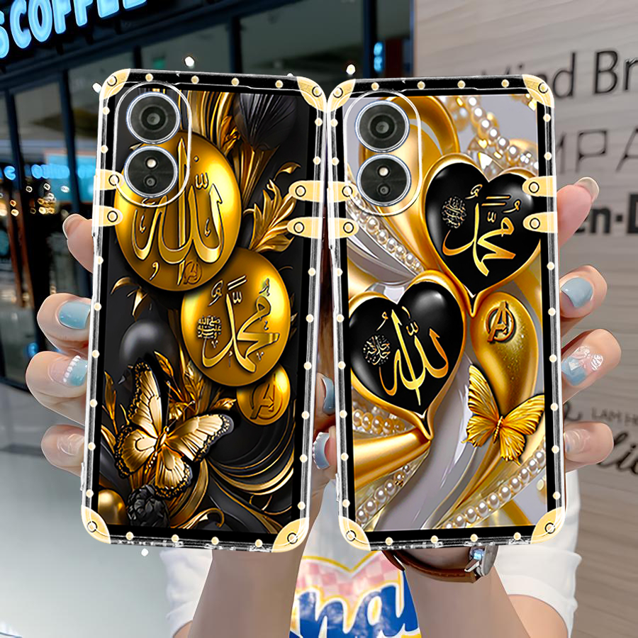 HP Oppo A38 A18 A17 A17K A60 A58 4G A58 5G A78 5G A98 กรณีอิสลามล่าสุดความงามโทรศัพท์ Protector