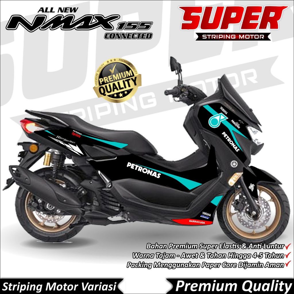 Nmax New 2020 - 2022 สติ๊กเกอร์ Anti-Fade Cool Nmax New 2020 - 2022 Striping Yamaha Nmax New 2020 - 