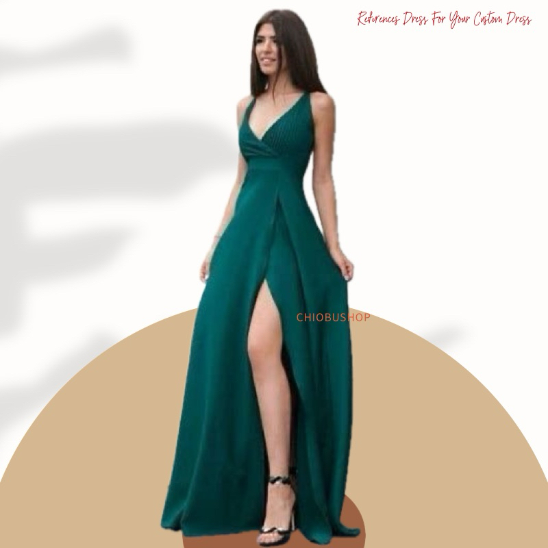 Chiobushop - [Jevin 1] ชุดเดรสยาว Scuba Party เพื่อนเจ้าสาวเชิญพรรคชุดผู้หญิง