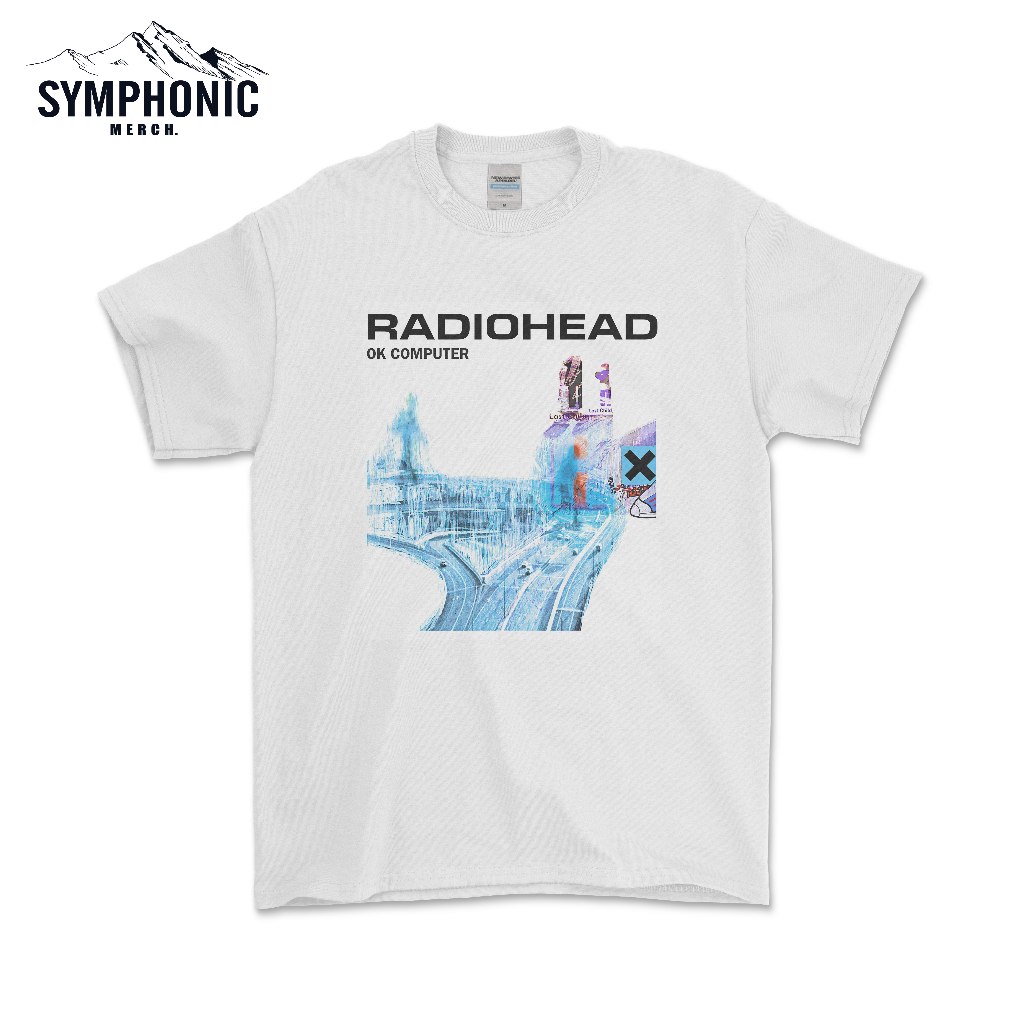RADIOHEAD MUSIC BAND เสื้อยืด ALBUM COVER คอมพิวเตอร์ OK