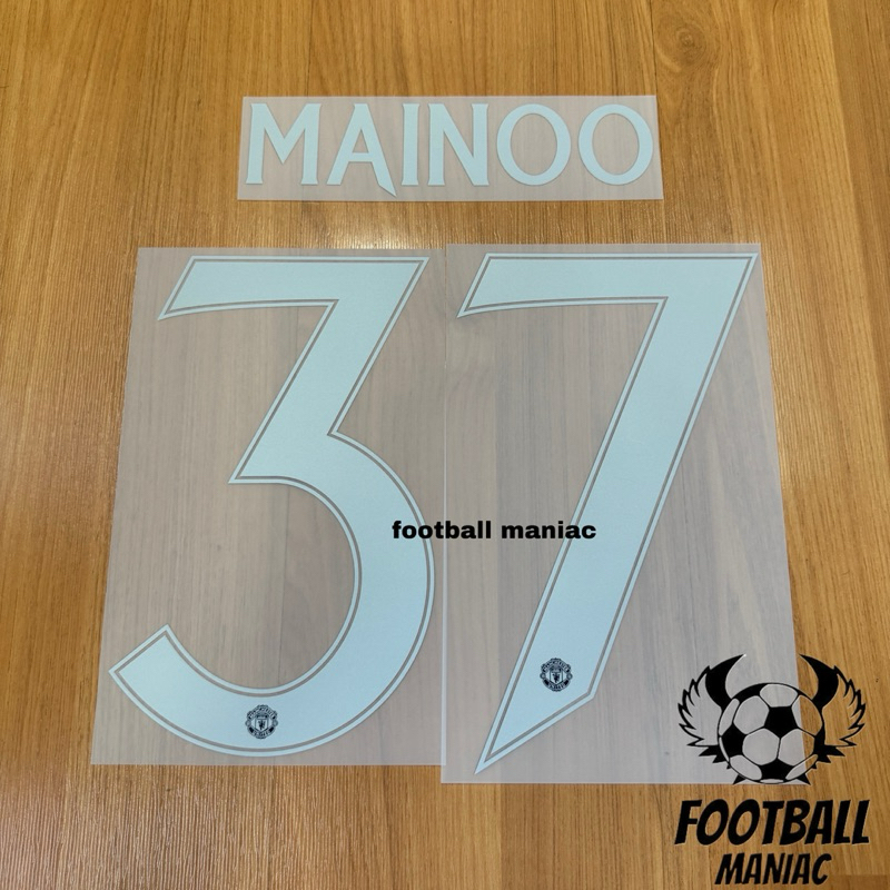 Nameset Original Manchester United Away 2024/2025 รุ่นถ้วย Mainoo 37