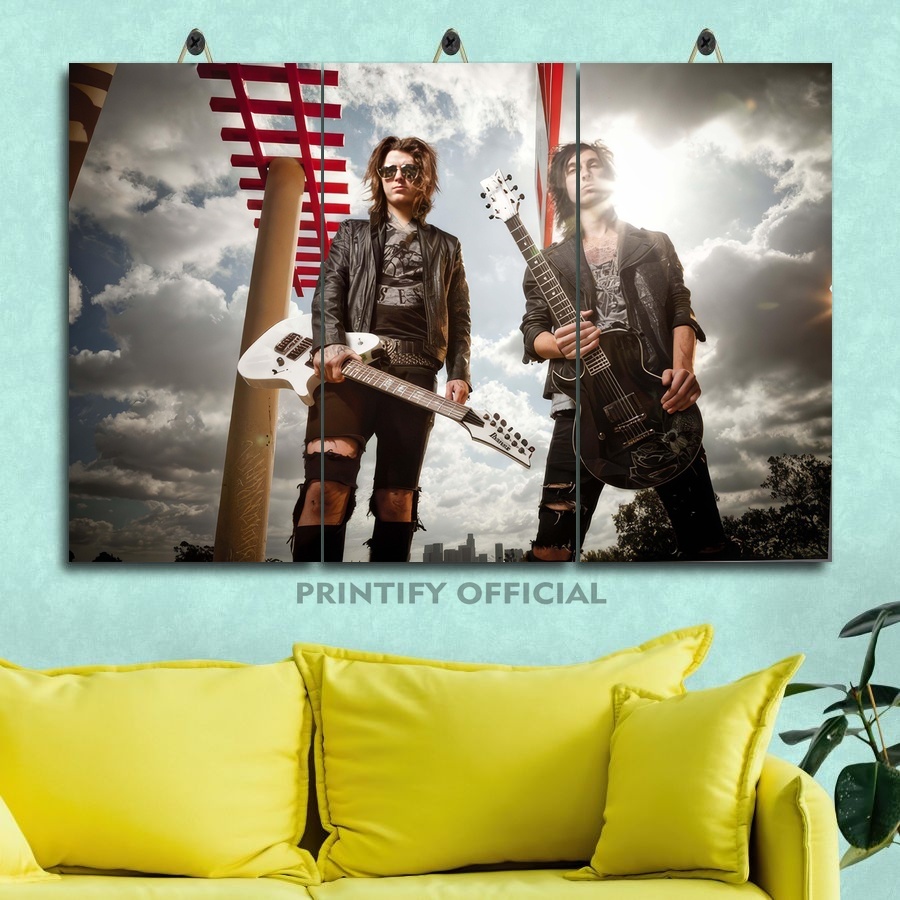 Aesthetic Wall Display Band Vocalis Asking Alexandria | สินค้า Printify |ไก่/KSGLI