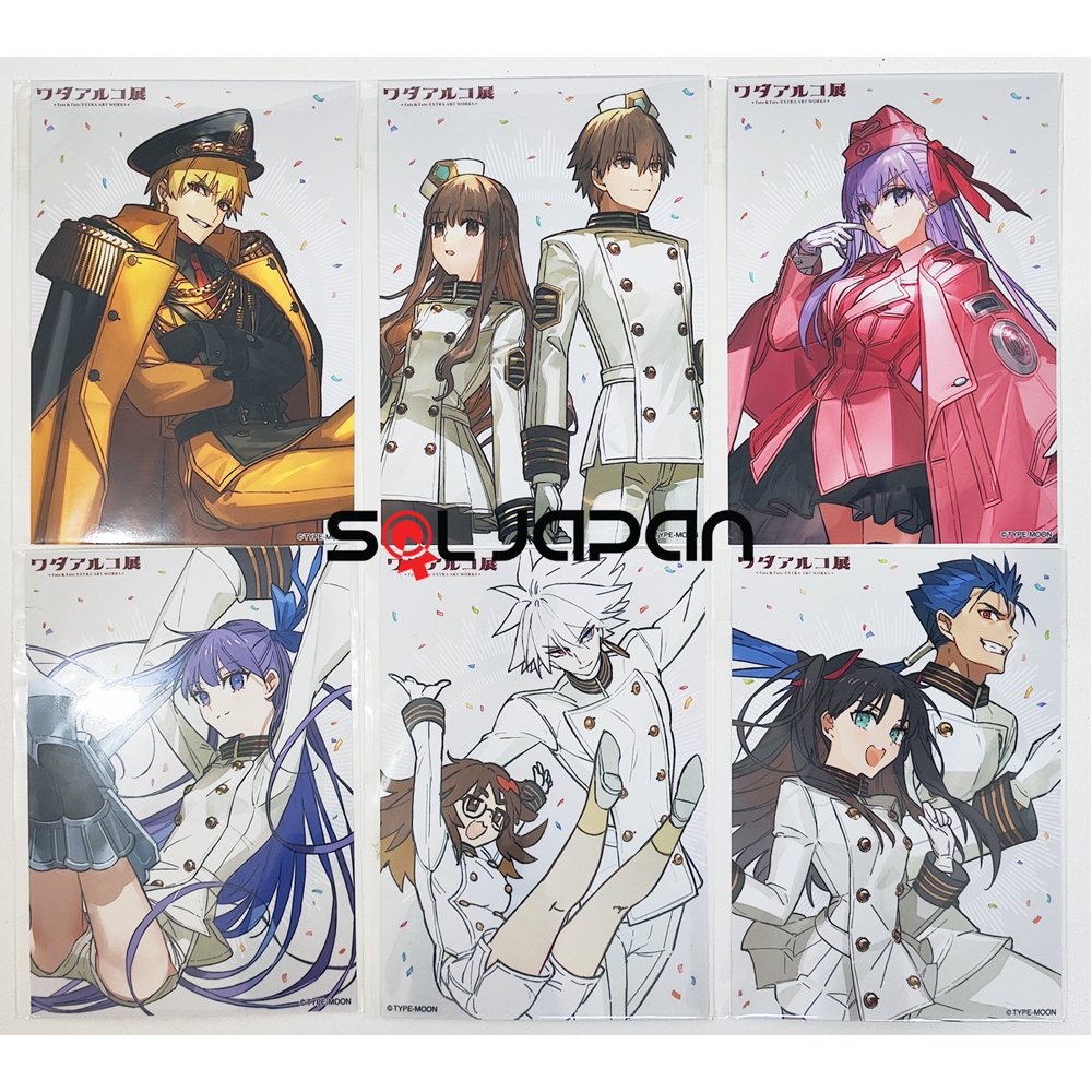 Fate Extra CCC Grand Order FGO Wada Arco Wadarco Exhibition Bromide Gilgamesh Hakuno BB Rin Cu Chula