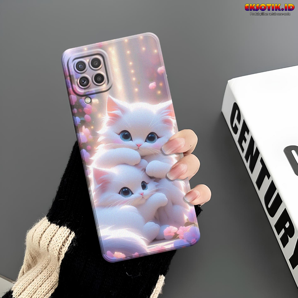 เคส Samsung A22 4G - เคส Samsung A22 4G - เคสแฟชั่น - Samsung A22 4G Silicone - Cool and Cute Motif 