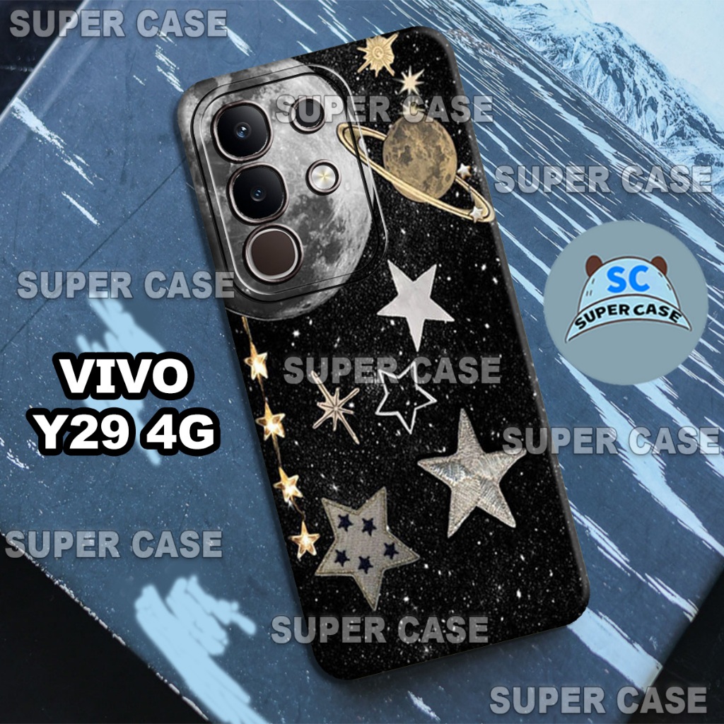 (Q30) Procamera Softcase สําหรับ VIVO Y29 4G HP ใหม่ล่าสุด | ดาว MOTIF | VIVO Y29 4G I Casing VIVO Y