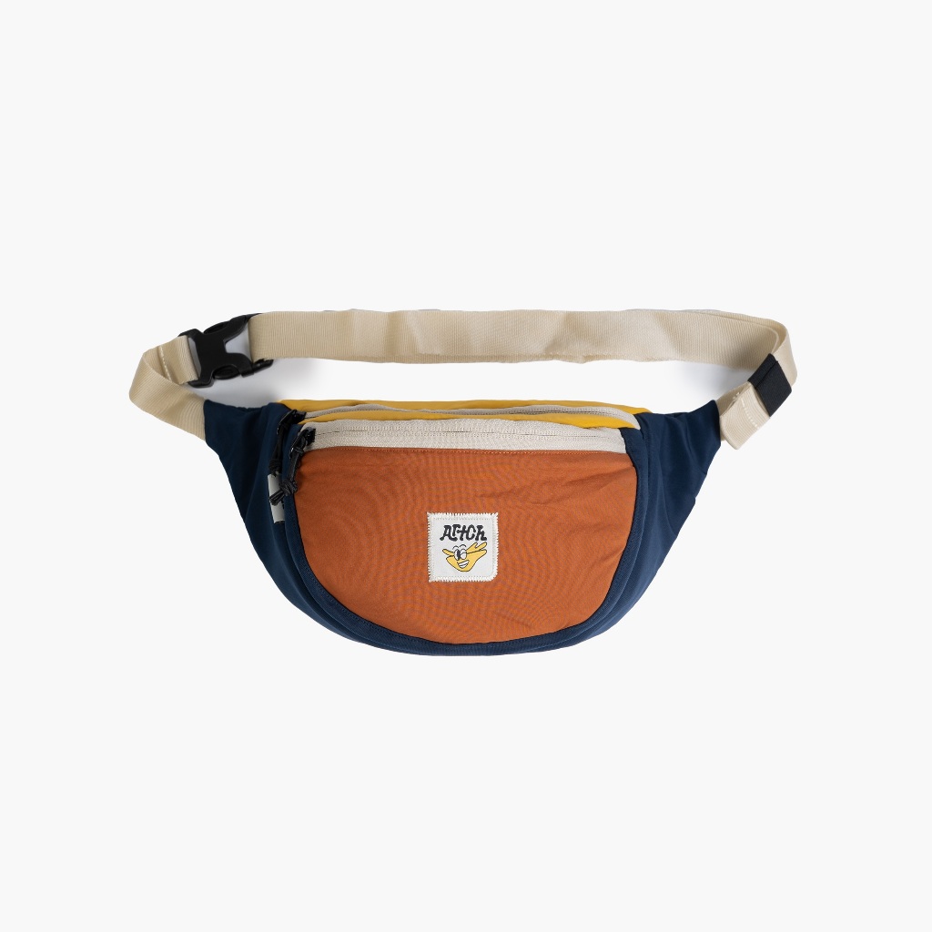 Artch - Bumbag Navy Orange - กระเป๋าคาดเอว
