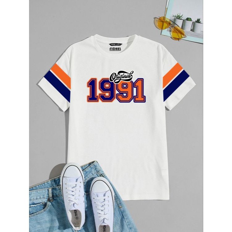 เสื้อยืด CHILDRENS/เสื้อยืดสําหรับเด็ก/STRIPE 1991/FIDHEL -PICTURE 1991