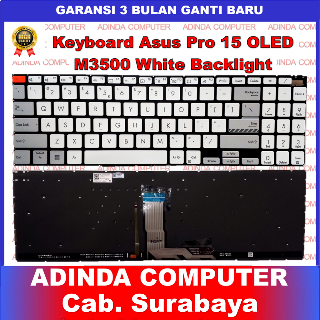 Asus Vivobook Pro 15 OLED M3500 D3500 K3500 K3500 K3500PA K6500 K6500Z K6500ZC K6500ZH X3500PC Pro 1