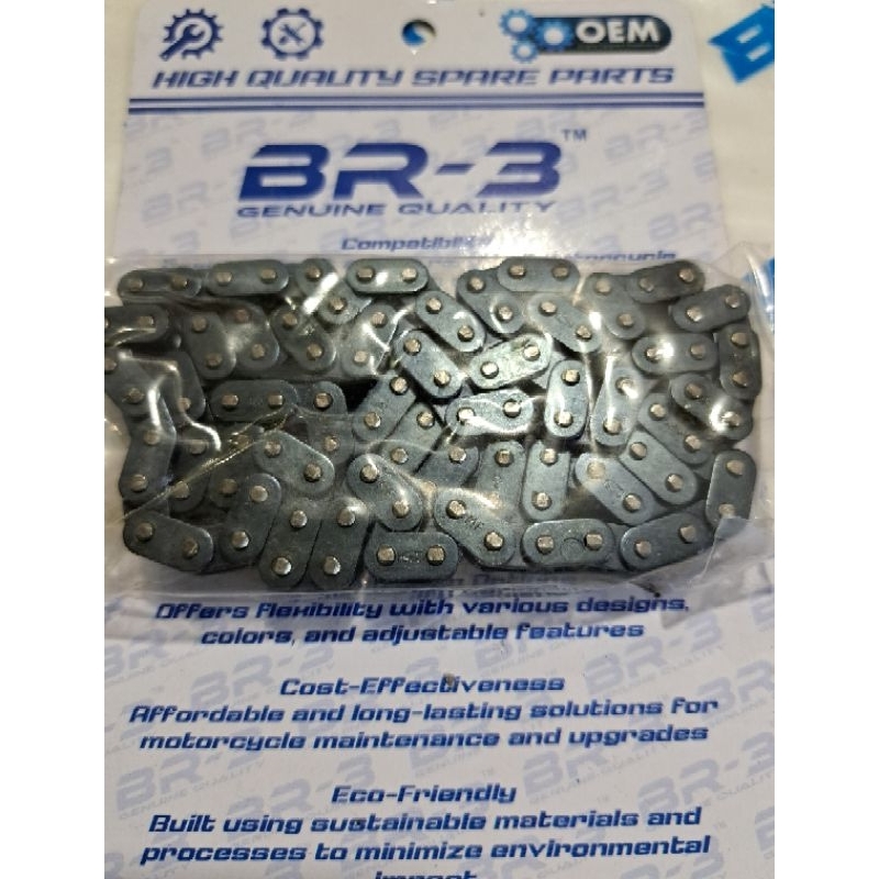 BAJAJ THREE-WHEEL 25H-100L / Bajaj RE175 / RE205 โซ่หัวเทียน 1 ยี่ห้อ "BR-3" คุณภาพดั้งเดิม - BR3
