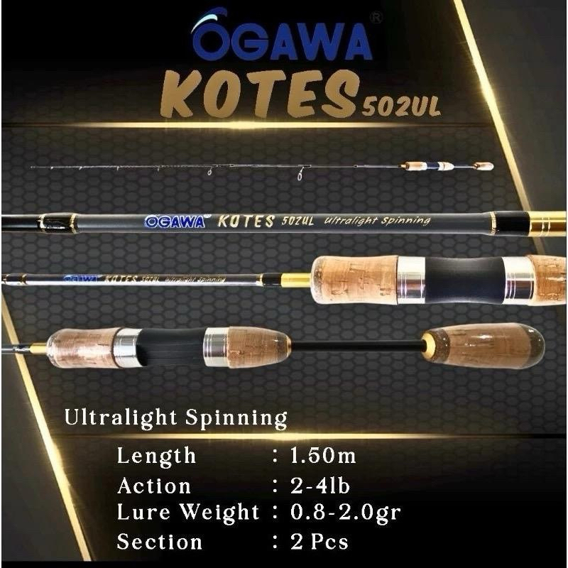 คันเบ็ด Ogawa Kopes 2-4lb 502 UL