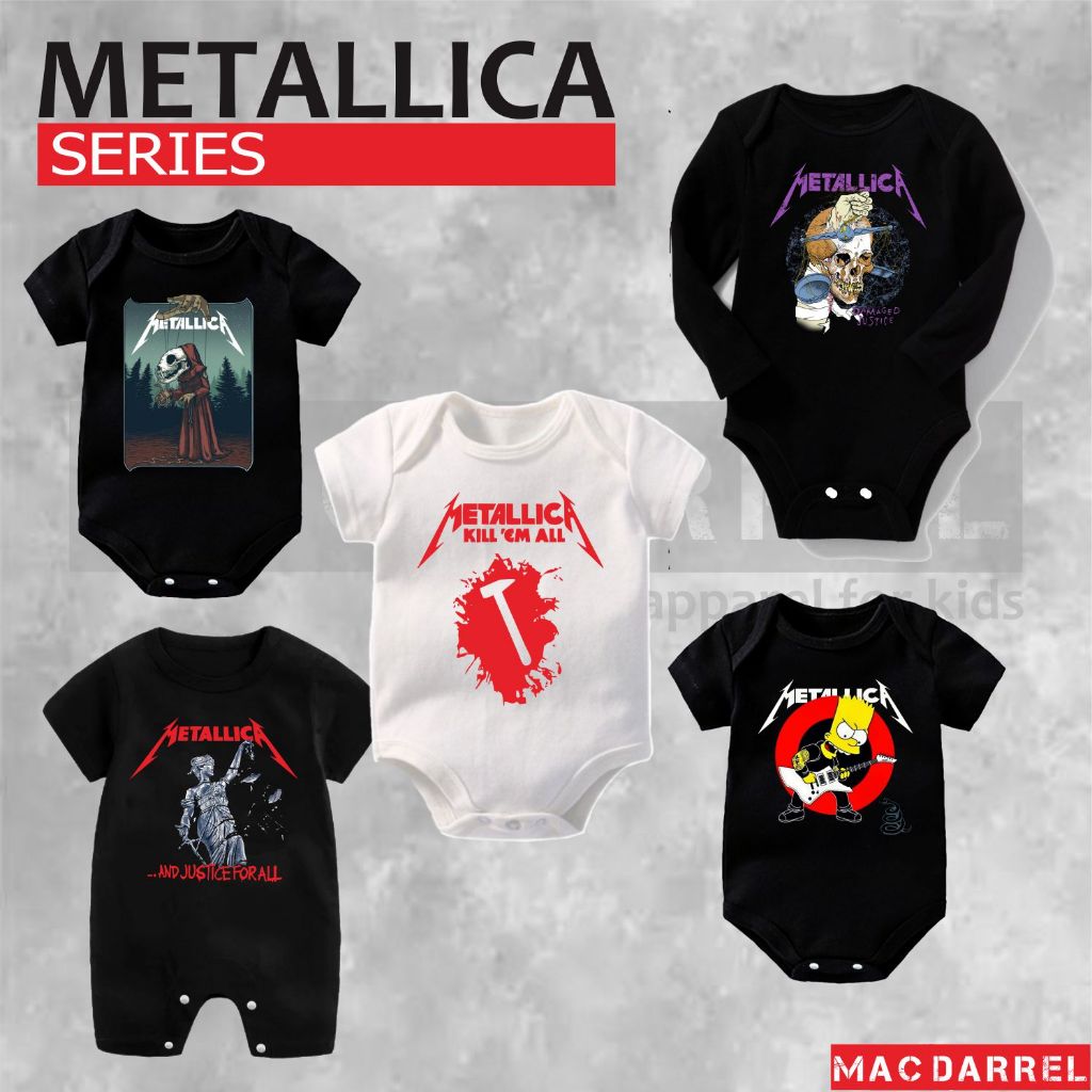Baby Jumper Baby Romper Band Metallica Series SNI