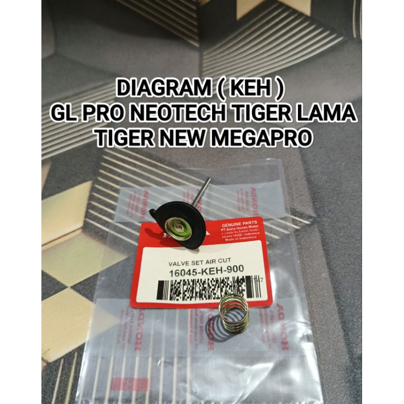 MIKIMOUSE DIAGRAM ( KEH ) HONDA GL PRO NEOTECH TIGER OLD TIGER NEW MEGA PRO SMALL VACUUM RUBBER DIAG