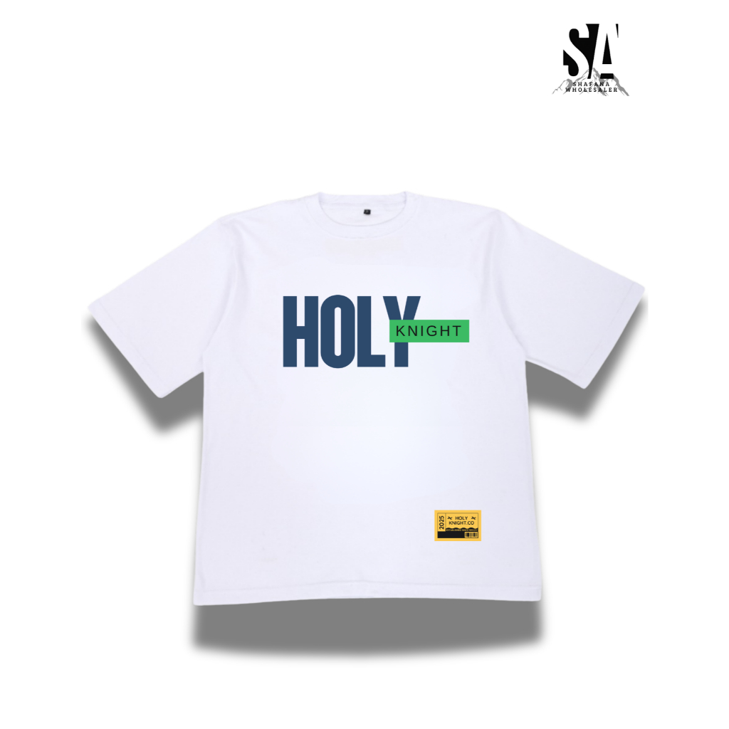 Shafana Wholesaler - Tees Holy Knight Base สีฟ้าสีเขียว Fon