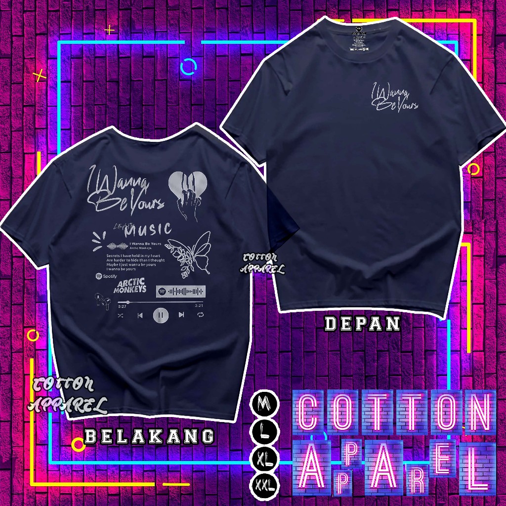 I WANNA BE YOURS TSHIRT พรีเมี่ยม