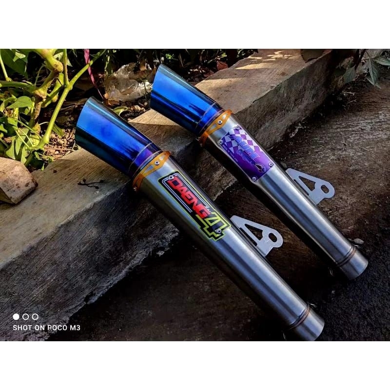 ท่อไอเสีย Daeng Sai4 / Aun สําหรับท่อเปิดรถจักรยานยนต์ทั้งหมด 51mm