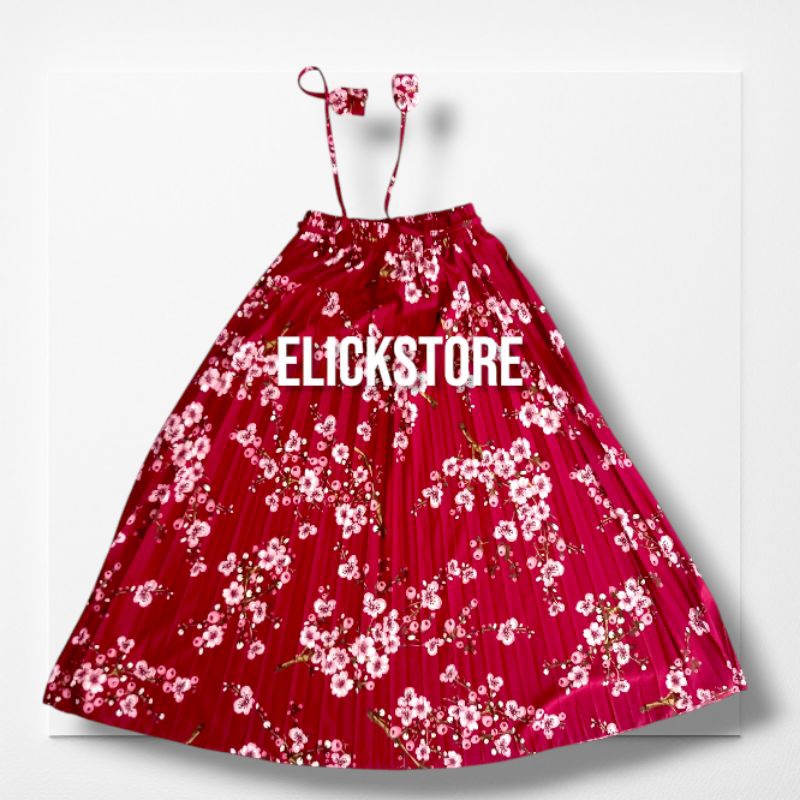 กระโปรงดอกไม้ PATTERN Plisset