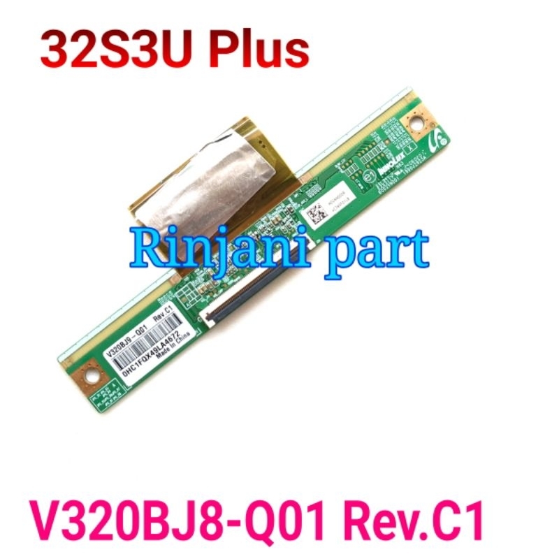 T CON TICON INNOLUX 32 นิ้ว COOCAA 32S3U PLUS V320BJ8-Q01 Rev.C1