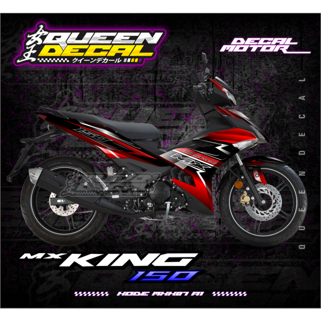 YAMAHA MX KING 150 RACING FULLBODY DECAL สติ๊กเกอร์มอเตอร์ไซค์//สีหลากหลาย MOTIF สติ๊กเกอร์/MXK