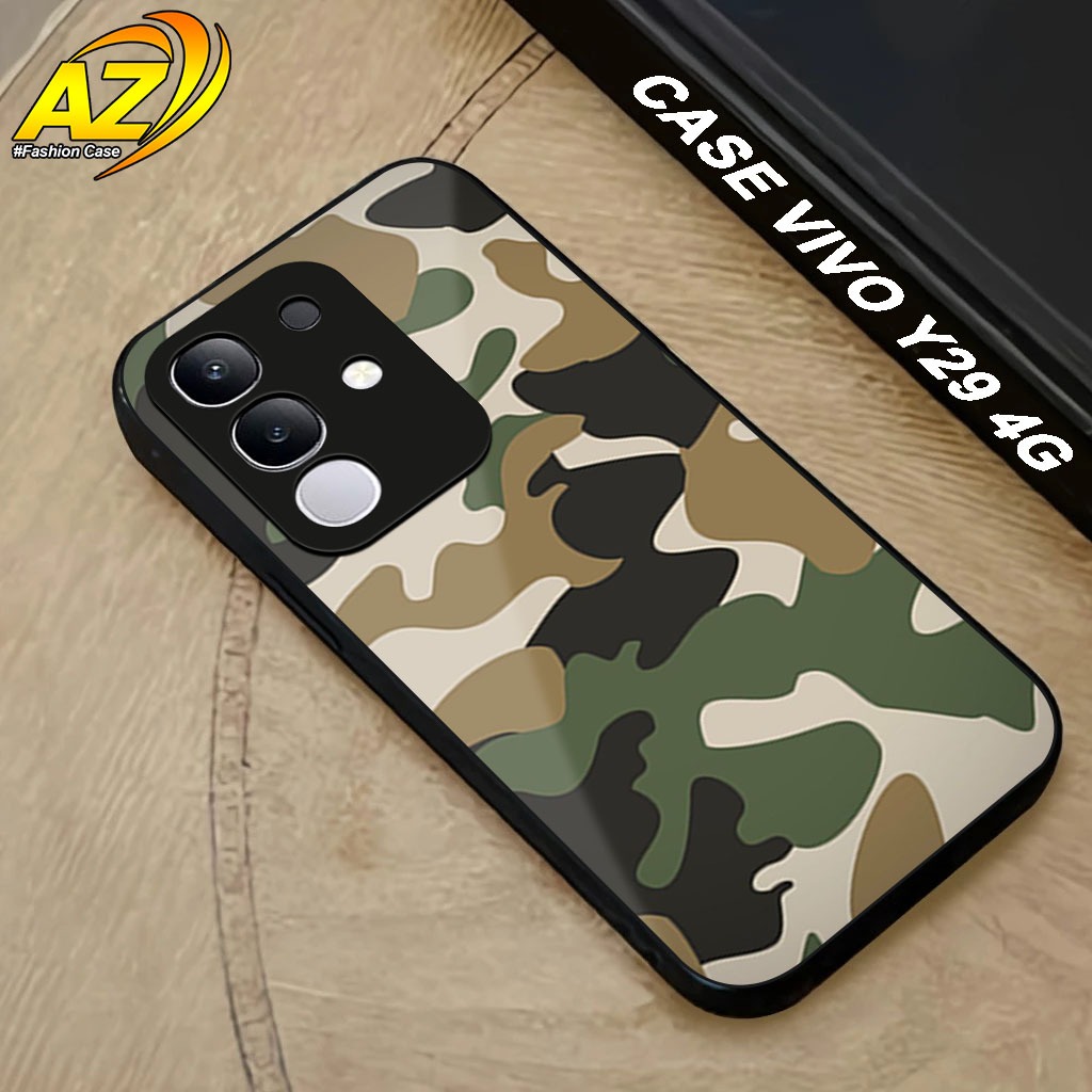 เคส Vivo Y29 4G ล่าสุด [ARMY MOTIF] เคสโทรศัพท์มือถือ, ตัวป้องกันโทรศัพท์มือถือ, อุปกรณ์เสริมโทรศัพท