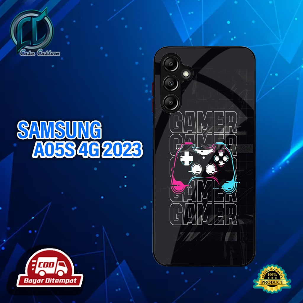 เคส HP SAMSUNG A05S 4G 2023 ใช้ได้กับโทรศัพท์ทุกประเภท ยัง [ GAMERS Motif] _เคสเงาล่าสุด _เคสแบบกําห
