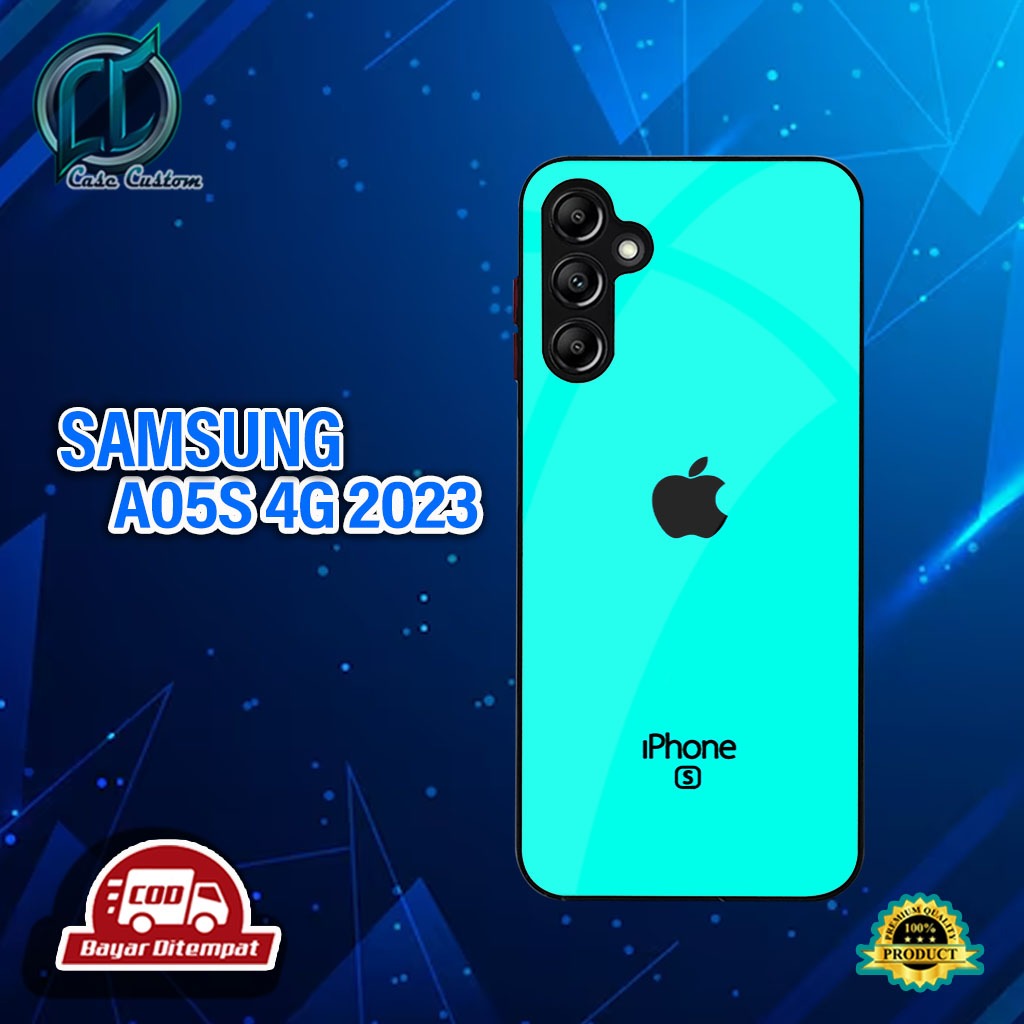เคส IPHONE HP SAMSUNG A05S 4G 2023 ใช้งานได้สําหรับโทรศัพท์ทุกประเภท ยัง [MINUS/APPLE Motif] _เคสเงา