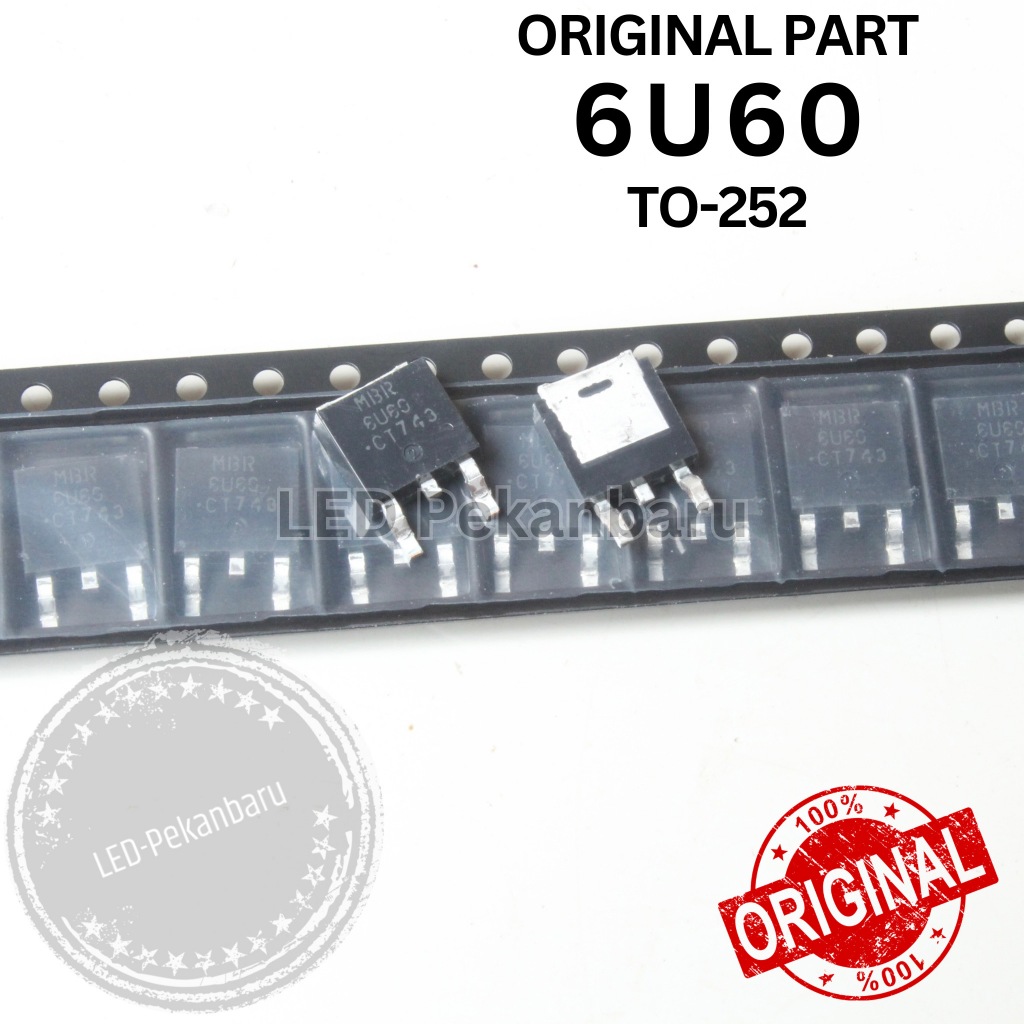 ต้นฉบับ DIODE MBR6U60 MBR 6U60 6A 600V TO-252 ชิ้นส่วนต้นฉบับ