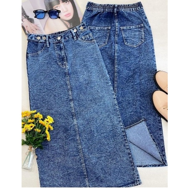 THEANA ZENDA SPLIT JEANS SKIRT/SKORT ACTIVE