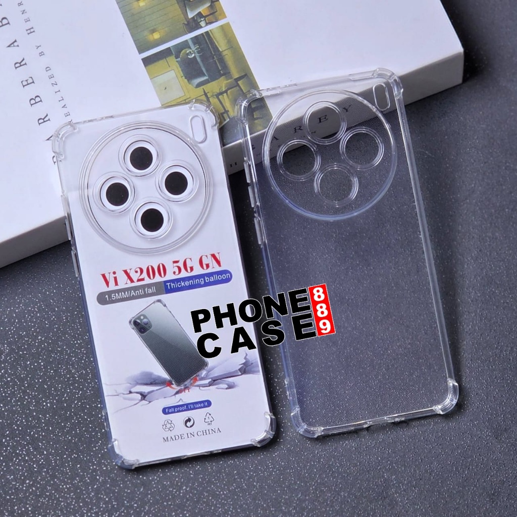 VIVO X200 VIVO X200 PRO CASE CLEAR AIRBAG ANTI CRACK CASE CLEAR VIVO X200 VIVO X200 PRO