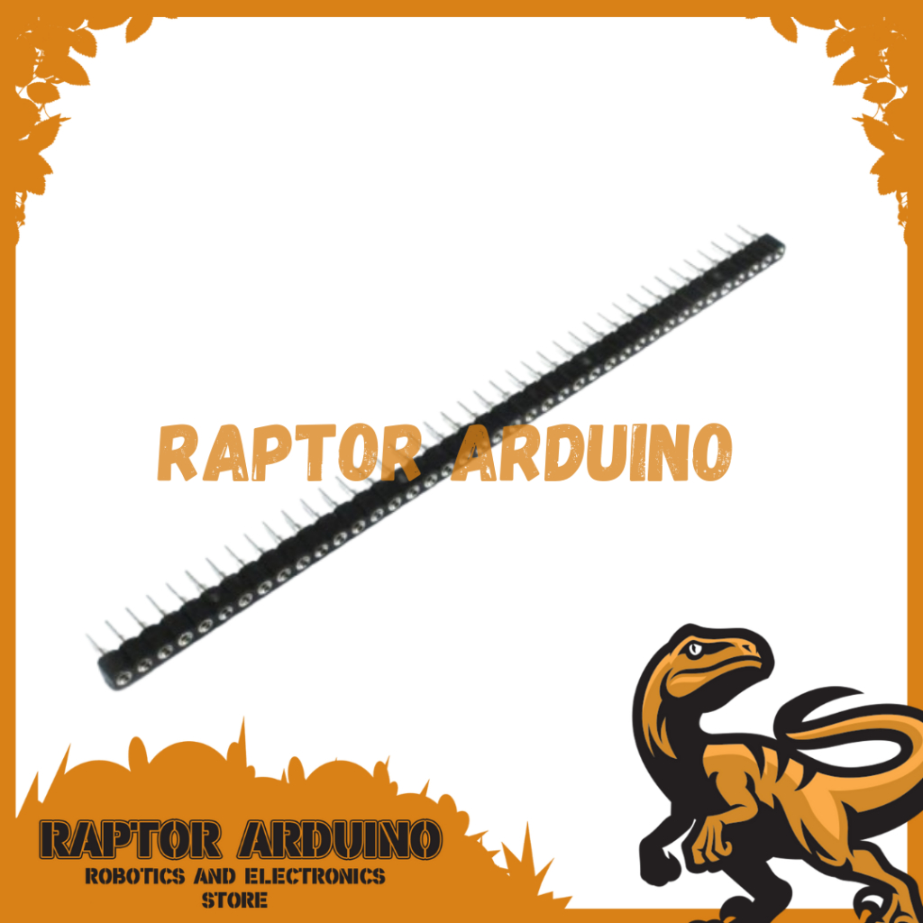 1x40 40 Pin 2.54 2.54 มม.รอบหญิง Pin Header คุณภาพสูง 40p 40pin