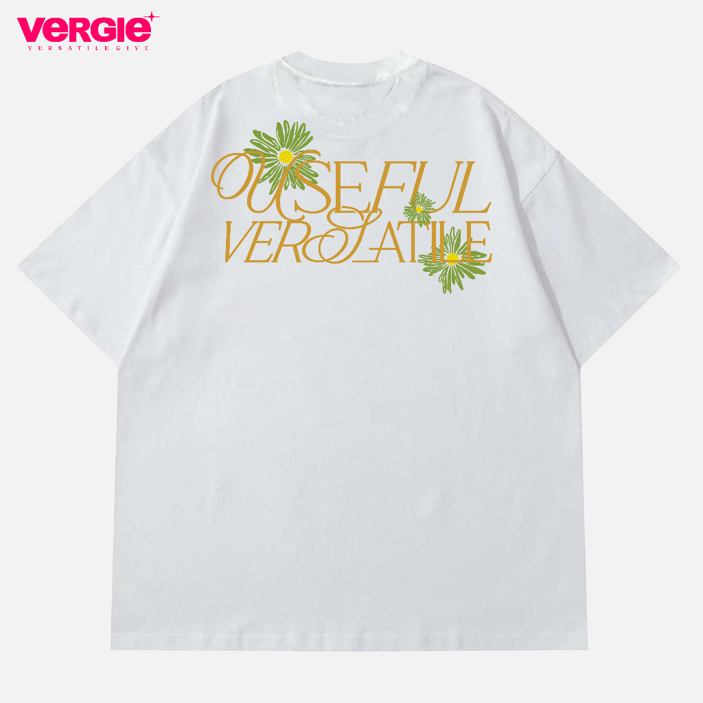 โลคาล์ VERGIE | ใช้งานได้อย่างมีประสิทธิภาพ | เสื้อยืด Distro Brand Local Original Clothing Quality 