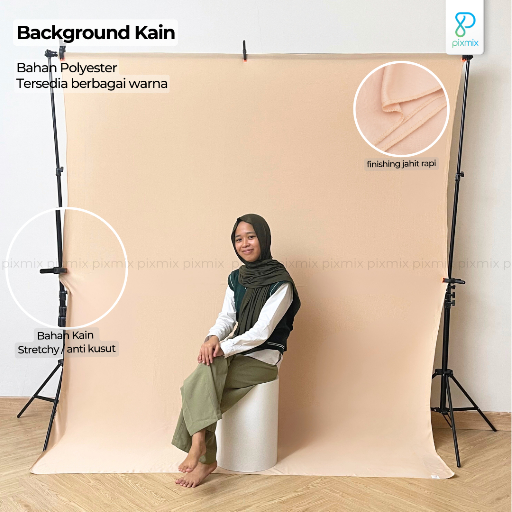 ผ้าถ่ายรูปสตูดิโอ พื้นหลัง / ฉากหลัง – 2.4 x 2 เมตร