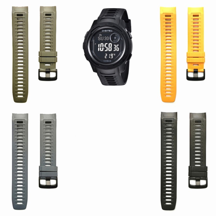 Digreec 8100 DS-8100 DG-8100 T Strap สายนาฬิกากลางแจ้งยาง