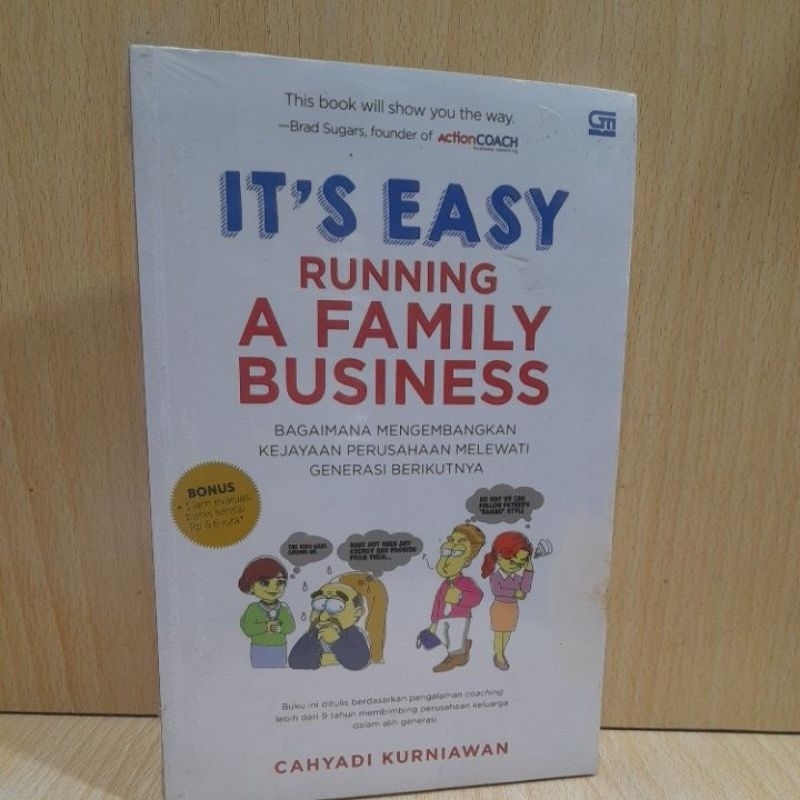 หนังสือต้นฉบับ " ITS EASY RUNNING A FAMILY BUSINESS
