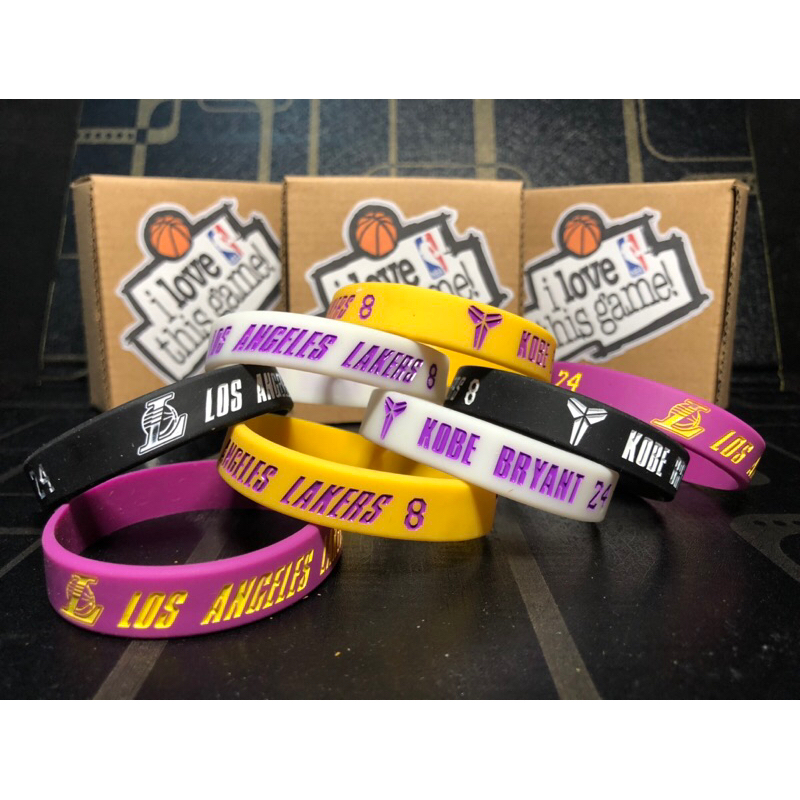 Kobe bryant 824 สร้อยข้อมือบาสเก็ตบอล baller id kobe bryant