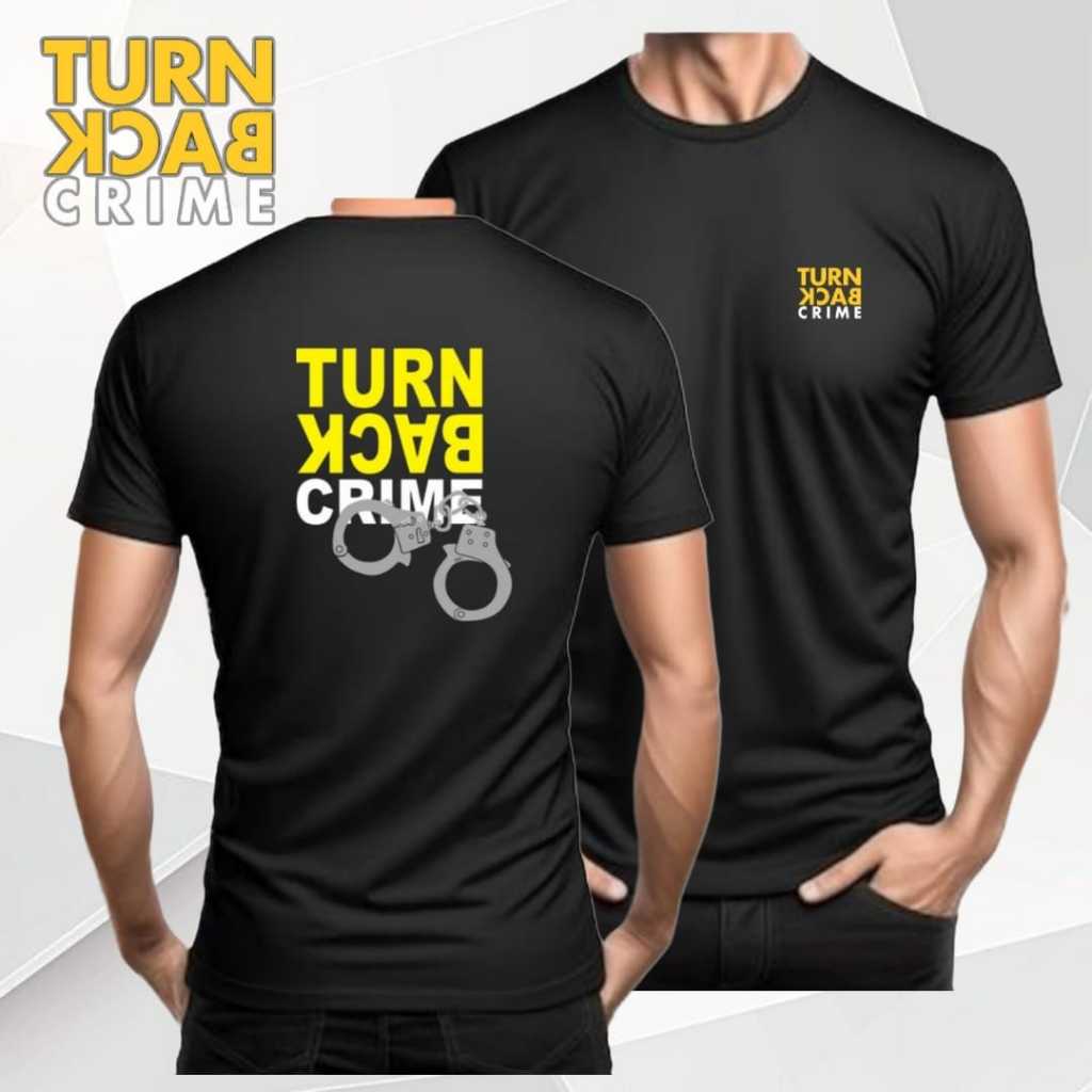 Custom Turn Back Crime Army T-Shirt // Turn Back Crime Mens T-Shirt