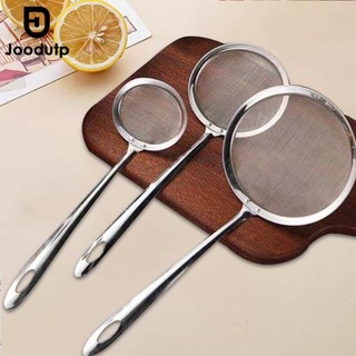 JOODUTP Saringan Minyak  Stainless/saringan minyak/penyaring ampas/ Goreng Serok Jaring Halus Full Stainless Steel Strainer Serbaguna
