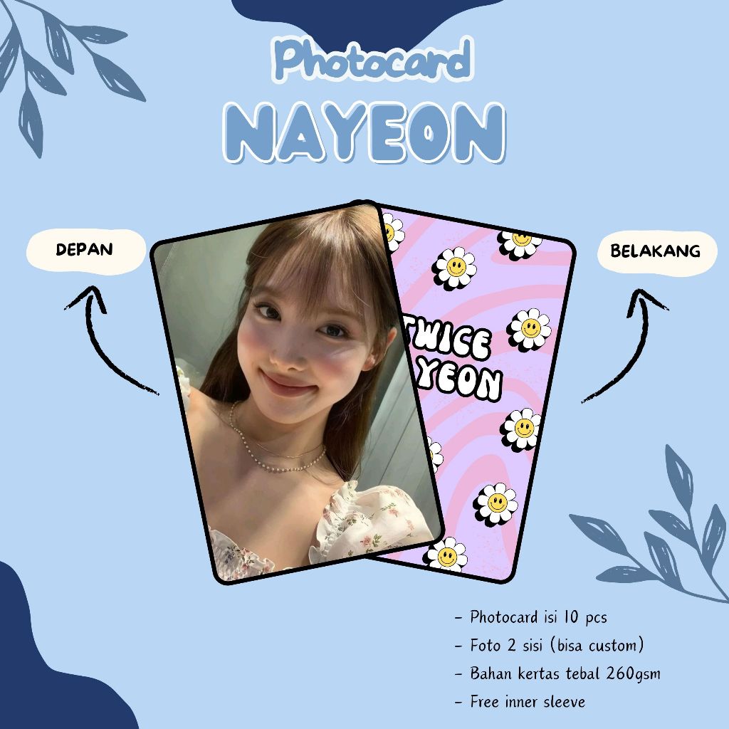 (10 ชิ้น) NAYEON TWICE PHOTOCARD