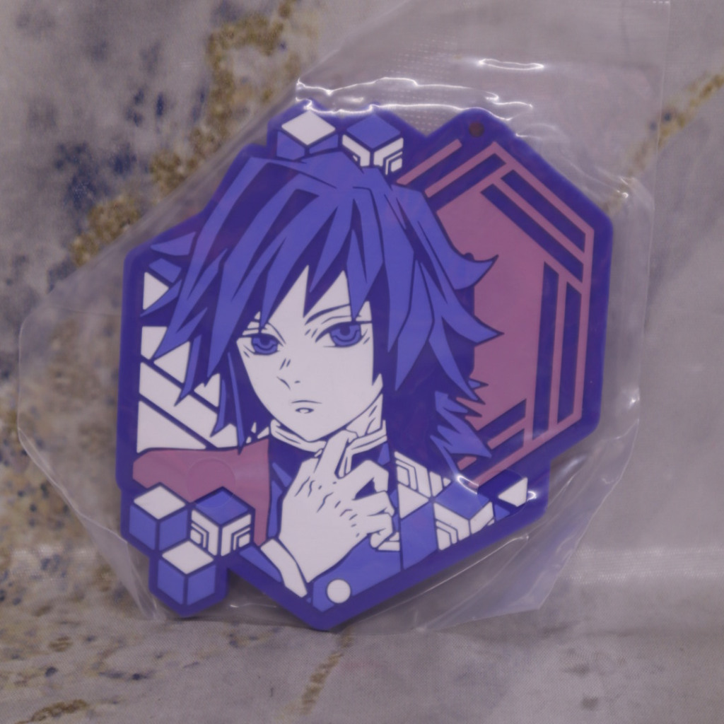 ที่รองแก้วยาง Tomioka Giyuu "Ichiban Kuji Demon Slayer: Kimetsu no Yaiba - หมู่บ้านของนักดาบเปิดเผย"