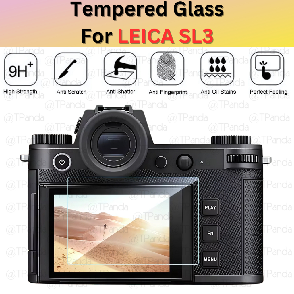 LAYAR LEICA SL3 กระจกนิรภัยป้องกันหน้าจอกล้อง Anti-Scratch LCD กล้อง SL 3 SL-3