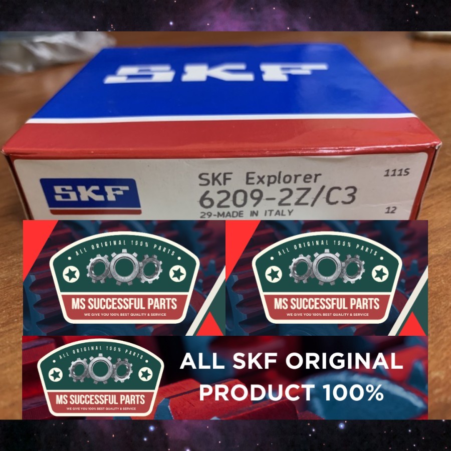 BEARING 6209 ZZ C3 SKF ORIGINAL 6209ZZ/C3