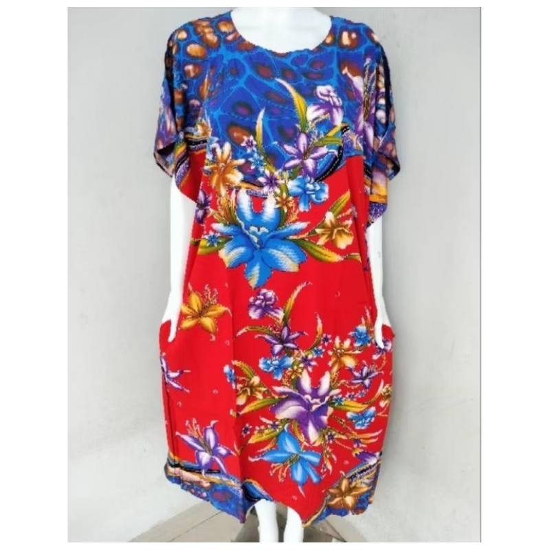 UNGU JESS JESS JESS || PURPLE KALONG KENCANA DRESS WITH BLUE LABEL/ KUB DS KALONG